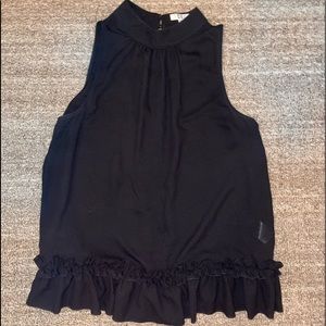 TCEC Black Ruffle Tank